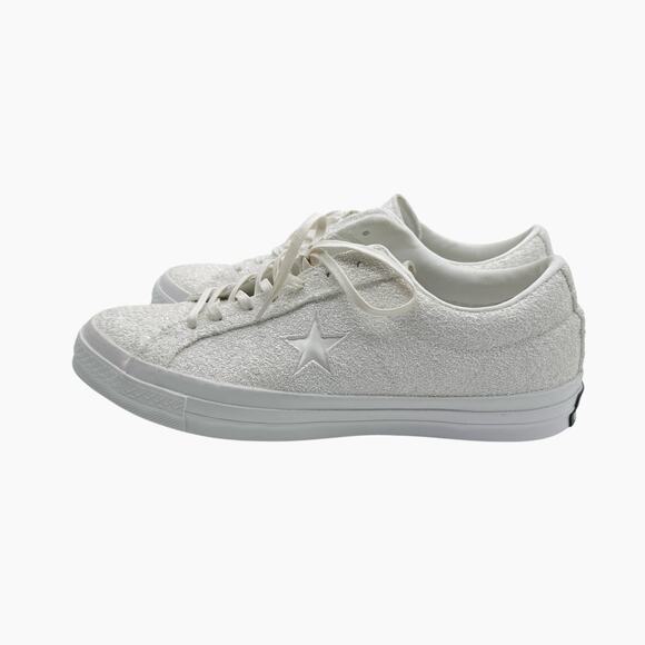 CONVERSE One Star Ox Glitter White Shoes Men’s‎ Size 10.5 Women’s Size 12.5 - Picture 5 of 10